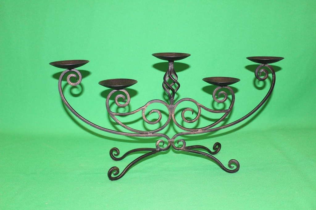 Scrollwork Pillar Candleabra