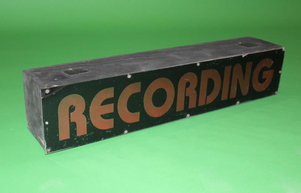 Light Up Recording Sign