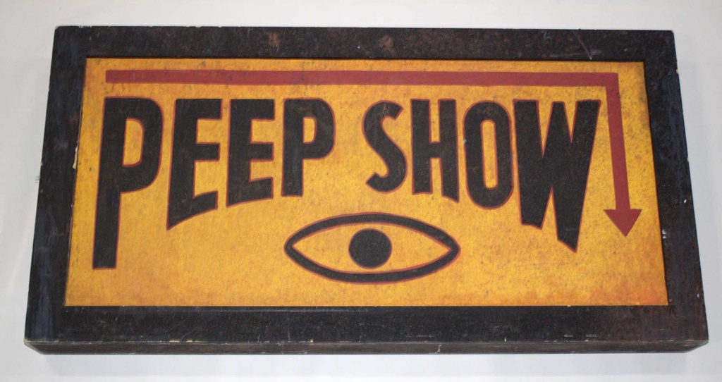 Peep Show Sign