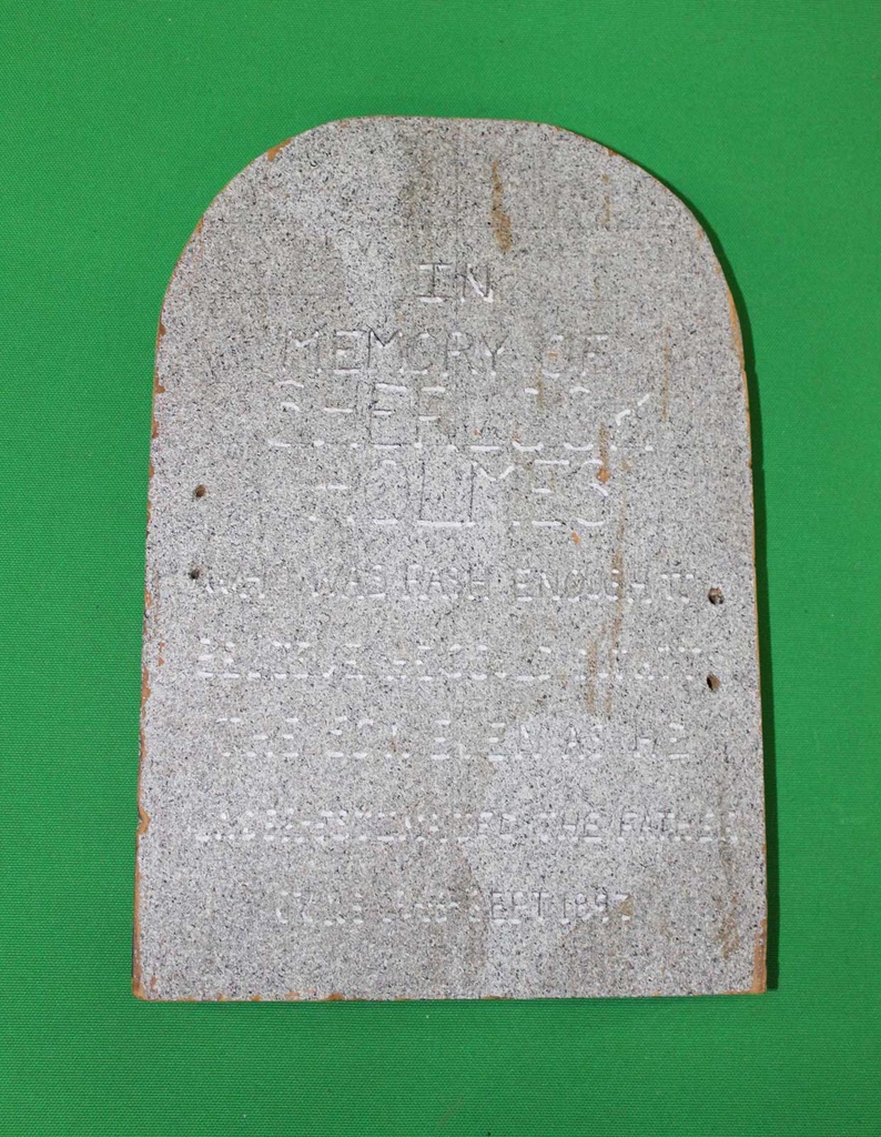 Sherlock Holmes Tombstone
