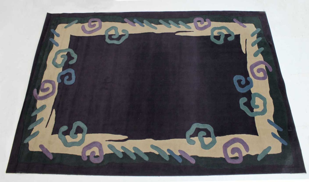 Purple Abstract Rug