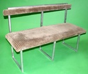 Taupe Upholstered Bench