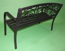 Black Scrollwork Bench