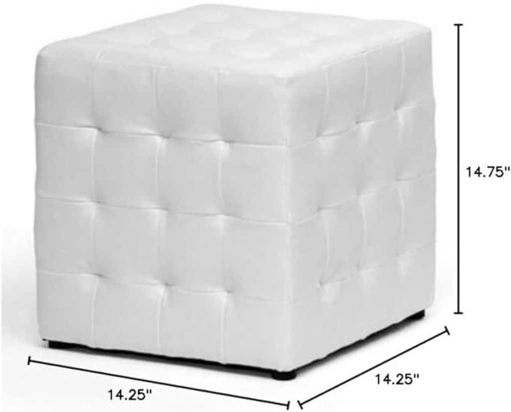White Cube Ottoman