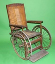 Distressed Antique Wheelchair