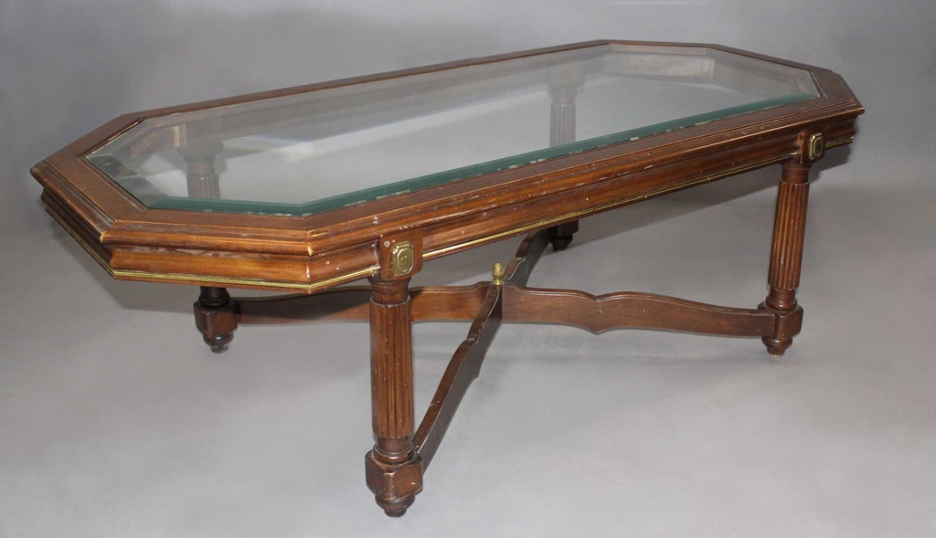 Wood/Glass Coffee Table