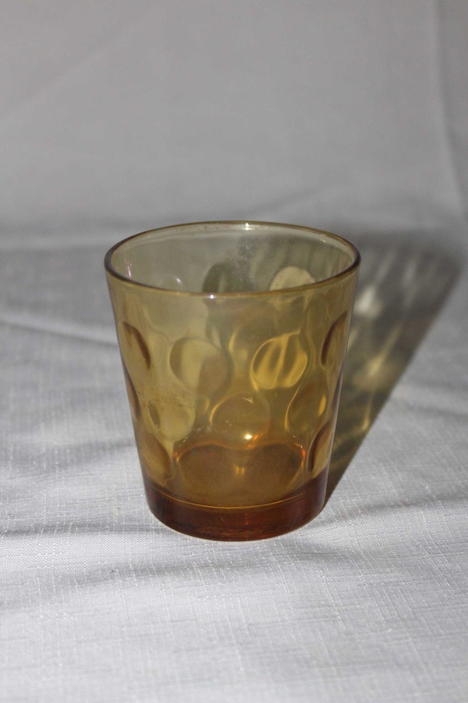 Orange Glass Cup