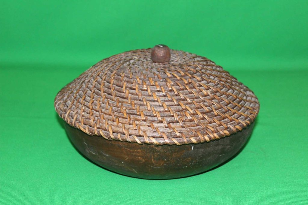 Wood/Wicker Bowl