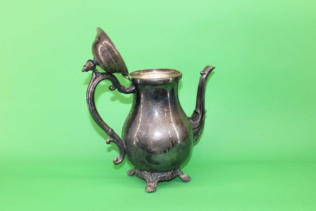 Tarnished Silver Teapot