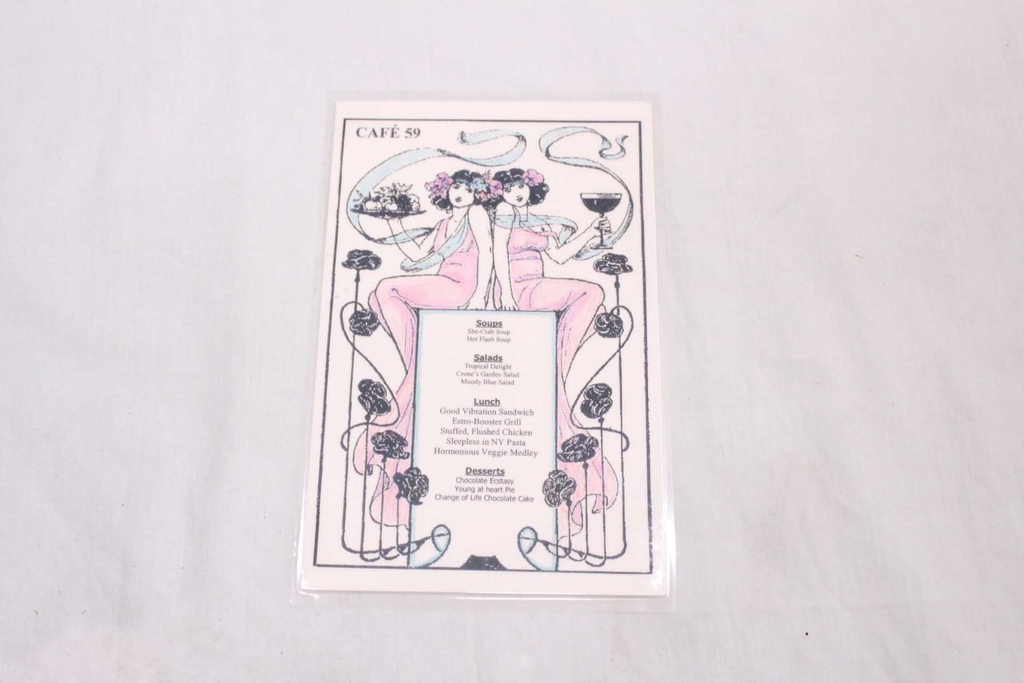 Café 59 Menu
