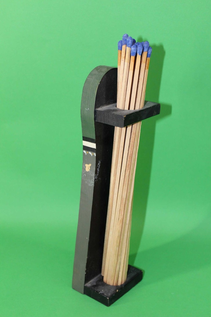 Fireplace Match Holder & Matches