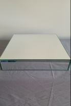 Mirror Glass Tabletop Riser