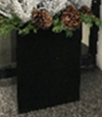 Large Black Sleek Planter Box