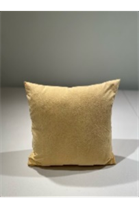 Light Yellow Suede Pillow