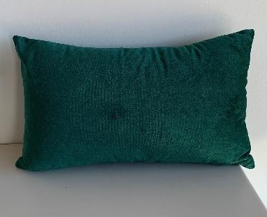 Dark Green Velvet Pillow