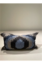 Gray/Blue Lumbar Pillow