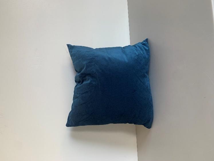 Navy Velvet Pillow
