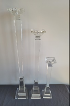 Large Crystal Candlestick