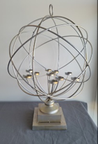 Metal Globe Candelabra