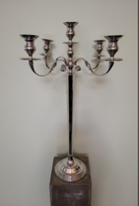 Metal 5-Arm Candelabra