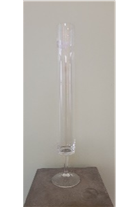 Halo Glass Pedestal Vase (XXL)