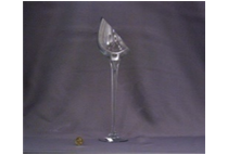 Slant Glass Pedestal