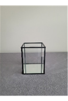 Black Rimmed Square Votive