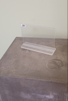 Horizontal Acrylic Flat Table Number Frame