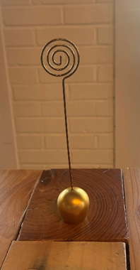 Weighted Stand Table Number Holder