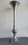Trumpet Metal Pewter Vase