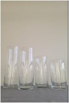 Hurricane Glass Vase (D)