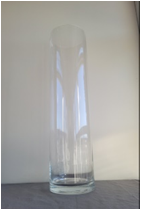 30" Glass Cylinder Vase