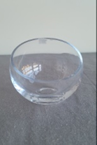 Slant Glass Bowl (Wide)