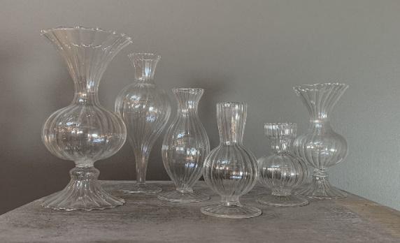 Tulle Handblown Glass Bud Vase (6)