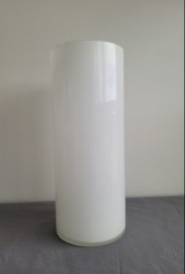 Roto White Cylinder Vase (LG)