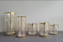 Gold Ring Glass Container (XL)