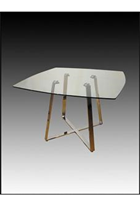 Square Glass Cabaret Table