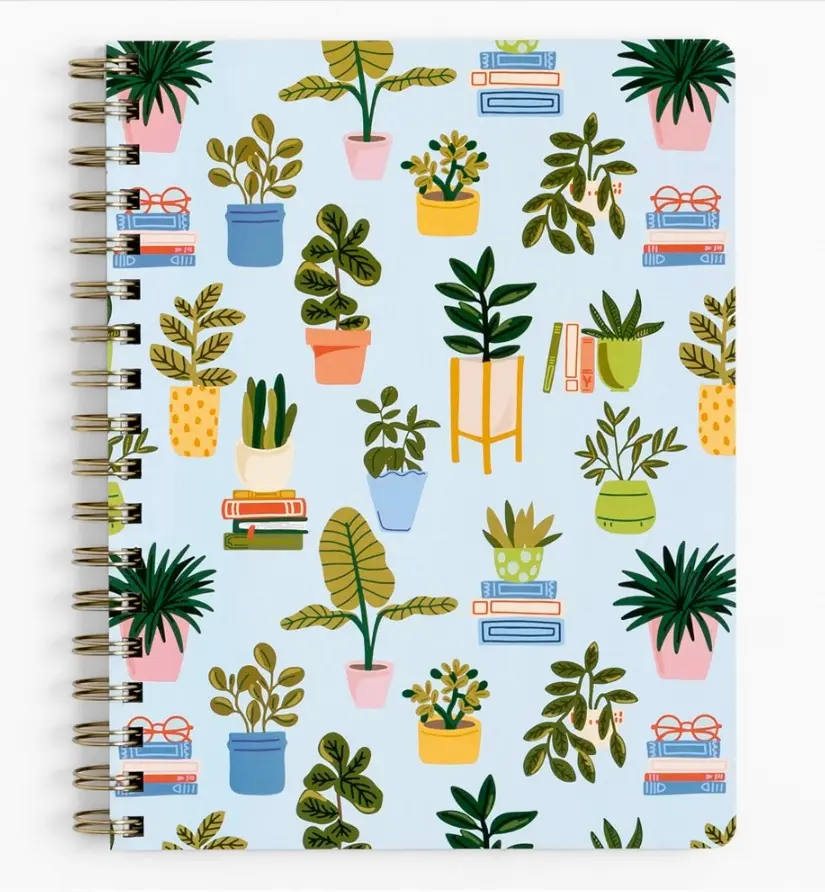 Potted Plants Spiral Notebook