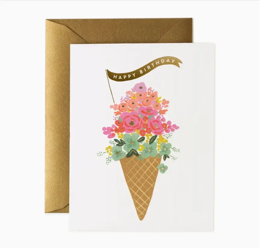 Ice Cream Birthday Card