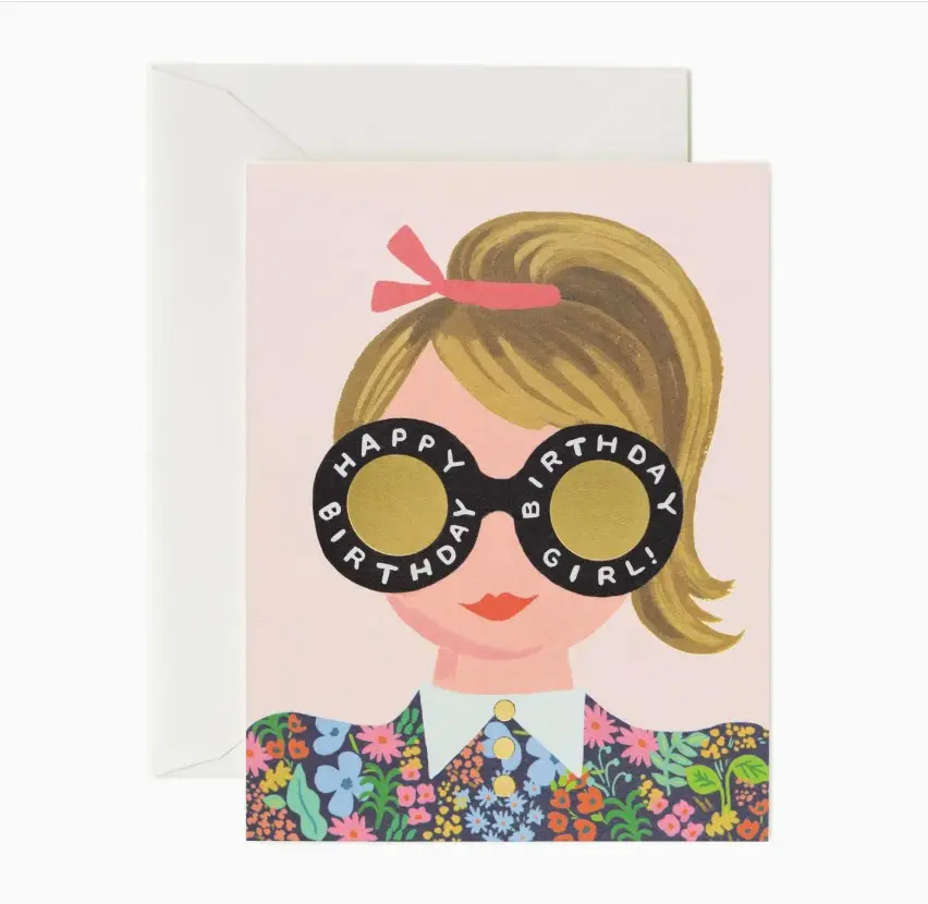 Meadow Birthday Girl Card