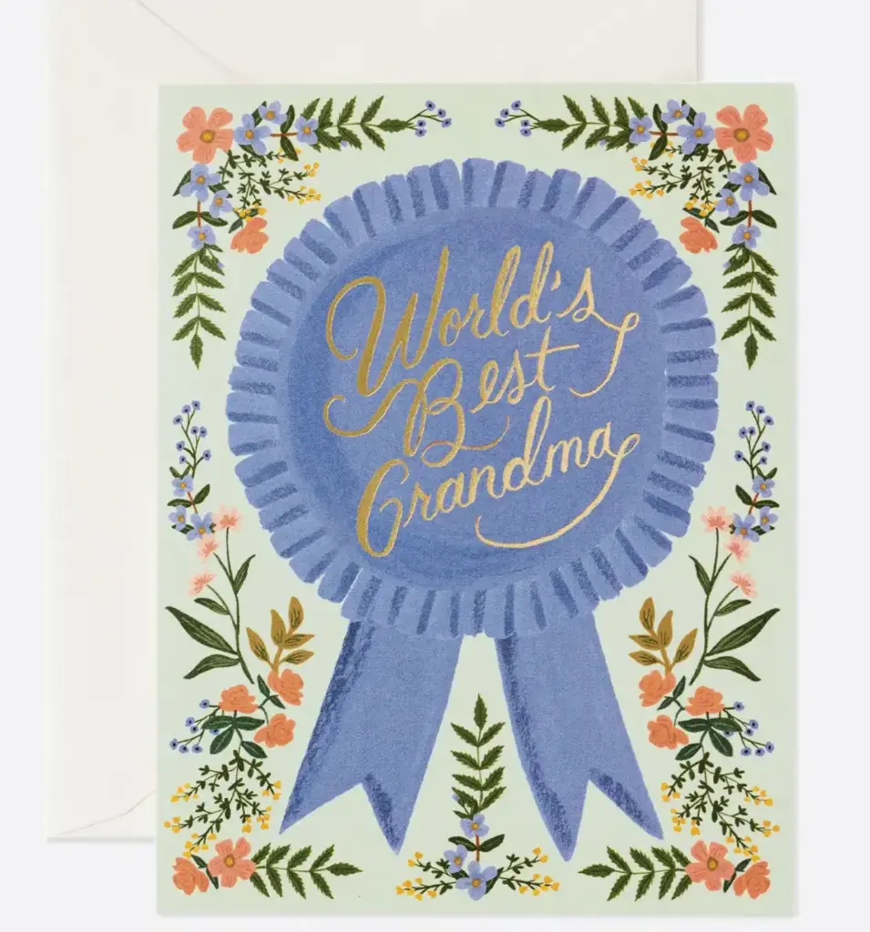 World's Best Grandma Card