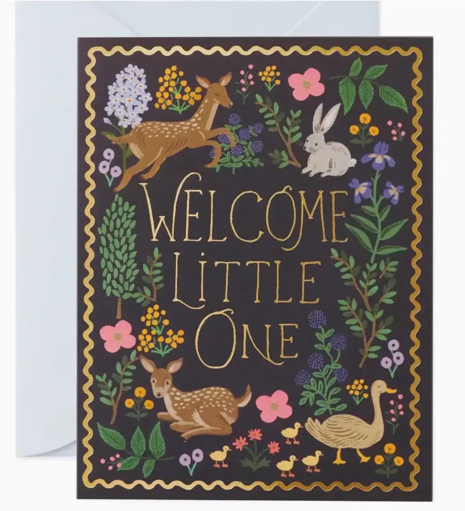 Woodland Welcome Card