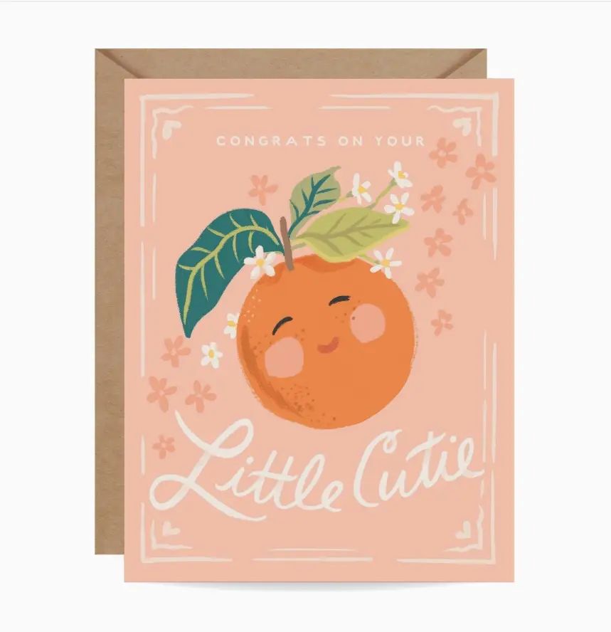Little Cutie New Baby Card