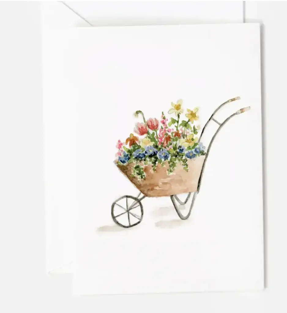 Wheelbarrow Mini Notecard