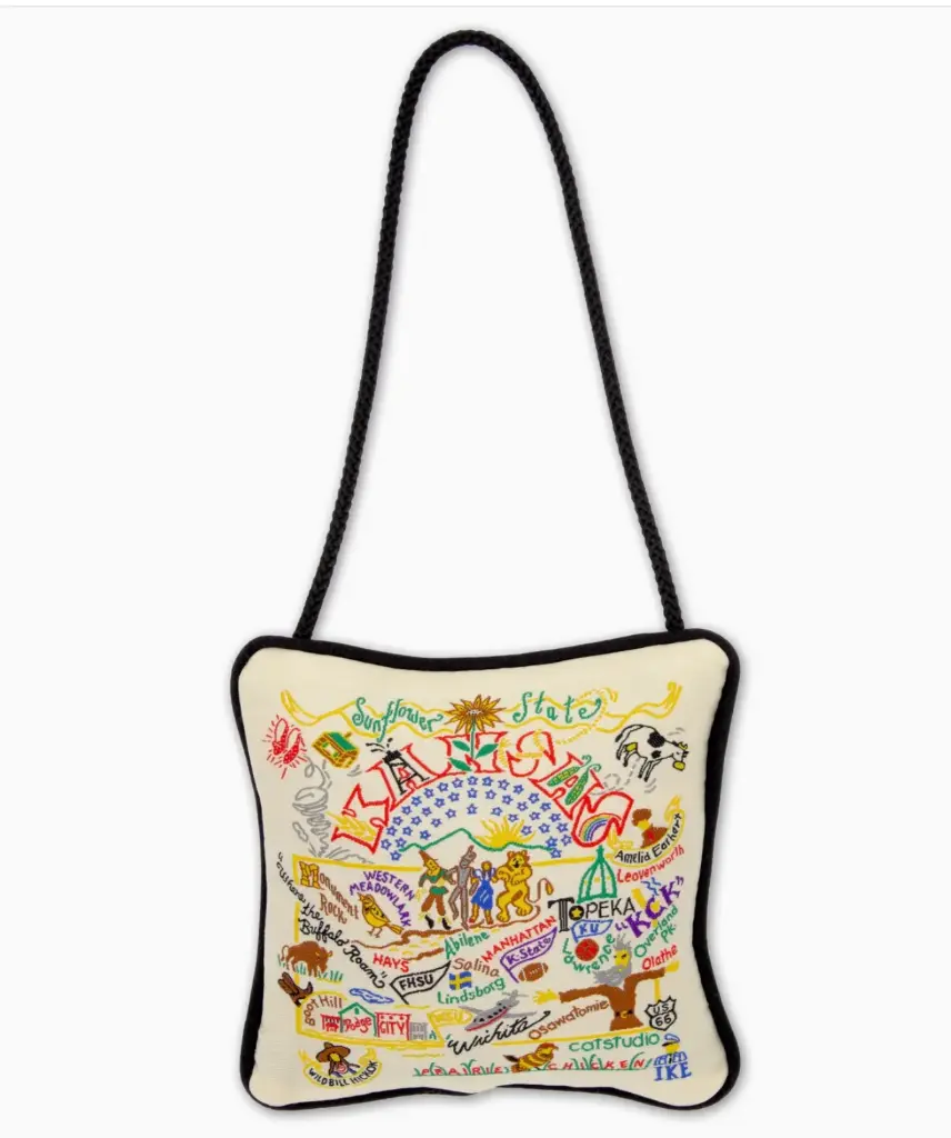 Kansas Mini Pillow Ornament