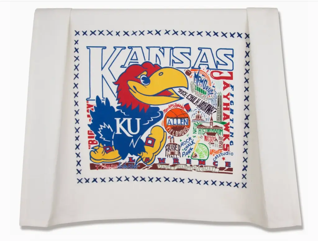 Kansas, University of Collegiate Dish Towel