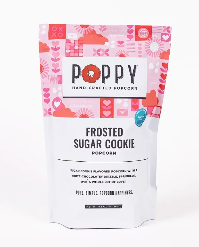 Frosted Sugar Cookie Popcorn