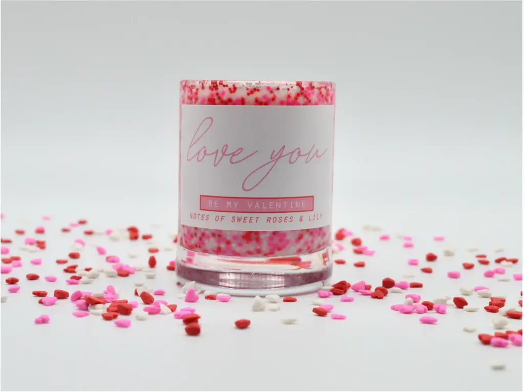 Mini Valentine's Love Candle