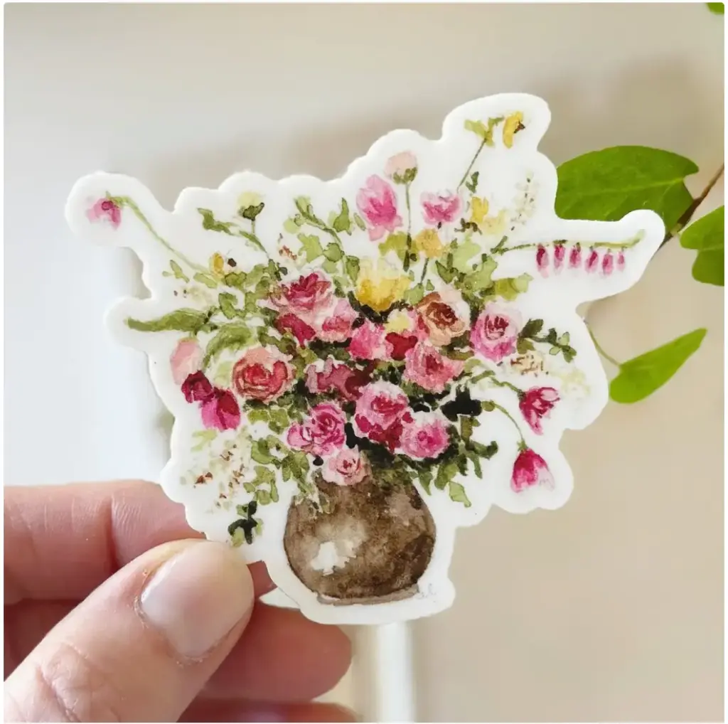 Rose Bouquet Sticker