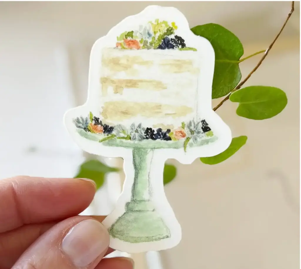 Cake Sticker